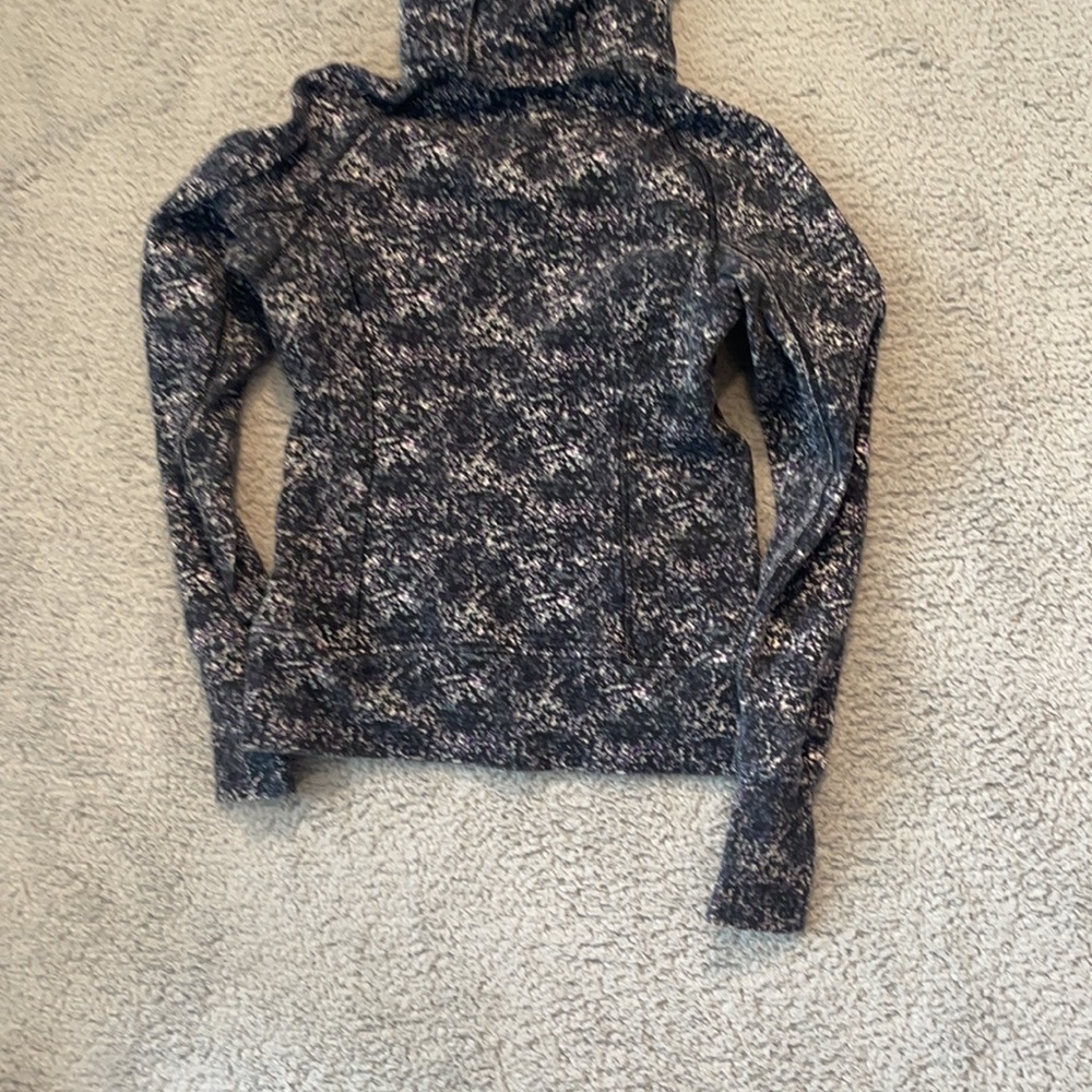 Lululemon Jacket Remix Scuba Heavy Cotton Full Zip Hoodie Galaxy sz  4/S vintage - Picture 6 of 8